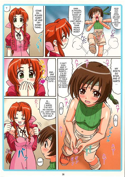 Rule 34 1futa 1girls Aerith Gainsborough Comic Female Final Fantasy