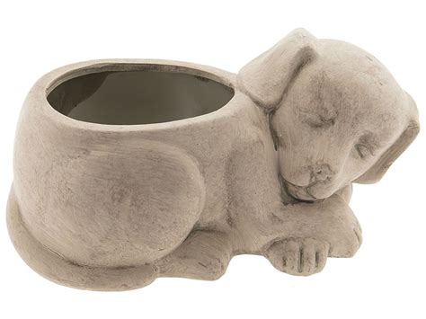 Pot De Fleur C Ramique Chien Couch Poser Prix Bas