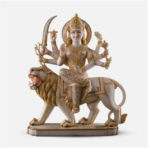 Marble Durga Maa Statue at 41000.00 INR in Alwar | Shri Shyam Murti Arts