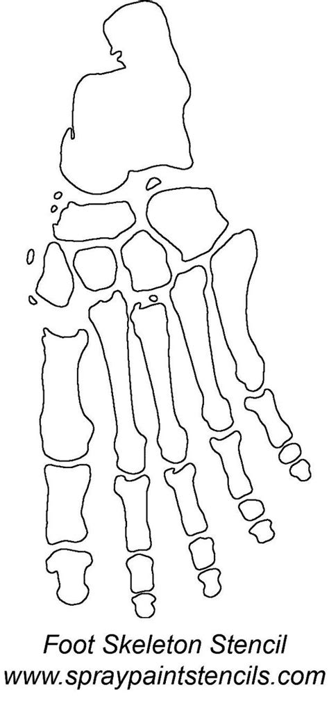 Skeleton Foot Pattern By Pumpkin Crazy On Deviantart