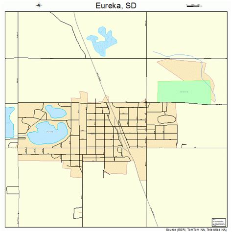 Eureka South Dakota Street Map 4620180