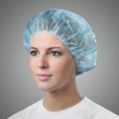 Blue PP Disposable Bouffant Cap Size 16 Inch At Rs 70 Piece In Thane