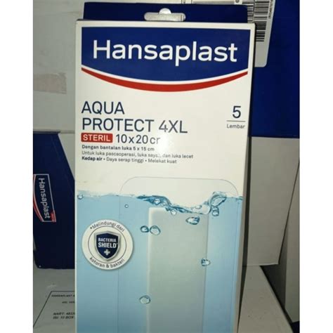 Jual Hansaplast Aqua Protect Xl Isi Lembar Shopee Indonesia