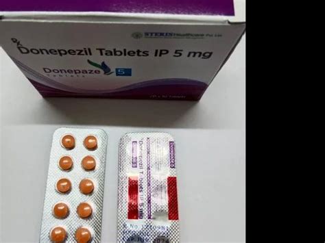 Donepezil Mg Tablet At Rs Stripe Donepezil Hydrochloride Tablet