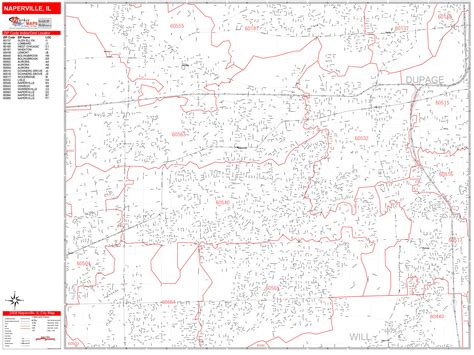 Naperville Illinois County Map