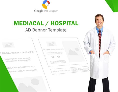 Google ad template on Behance