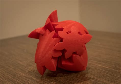 3d Printed Gear Heartheart Puzzle From 3dpstuff On Tindie