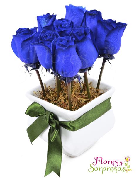 Recopilaci N Imagen Arreglos Florales Con Rosas Azules Abzlocal Mx