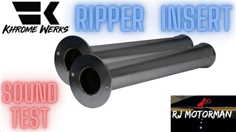 Khrome Werks Ripper Baffle Insert Youtube