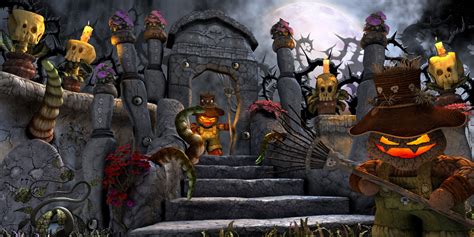 Concept Art: Deadly Halloween Gardeners - 3D, Fantasy, IllustrationsCoolvibe – Digital Art