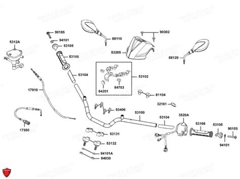 Guidon Retroviseurs Pi Ces Kymco Neuves Pieces Maxxer Evo T B