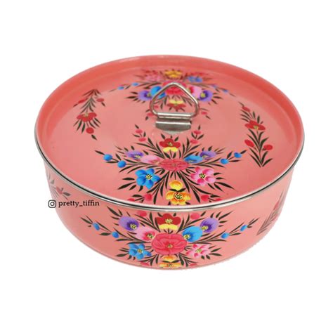 Masala Dabba Indian Spice Tin Traditional Indian Spice Box