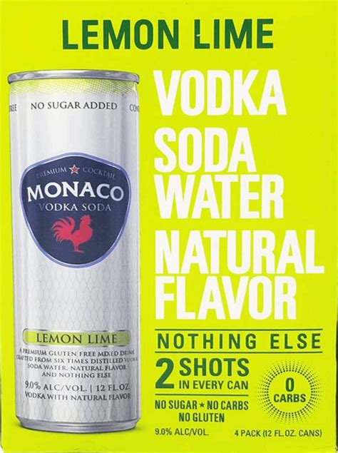 Monaco Vodka Lemon Lime Drinx Market