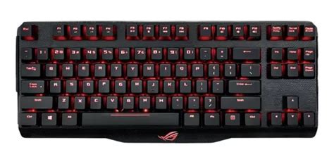 Teclado Gamer Asus Rog Claymore Core Qwerty Cherry Mx Rgb Blue Color