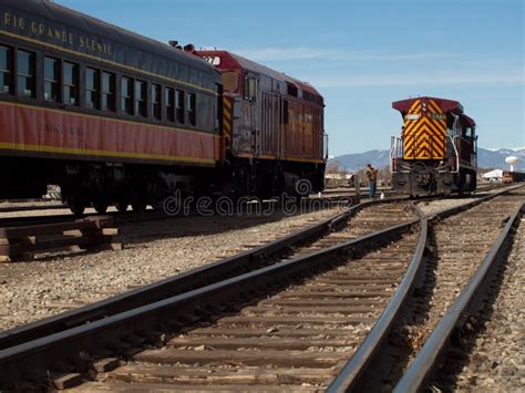 Rio Grande Railroad editorial stock photo. Image of rail - 42055608