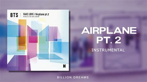 Bts 방탄소년단 Airplane Pt2 Instrumental Youtube Music