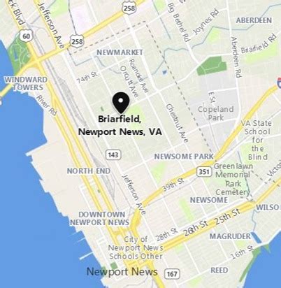 Where Is Briarfield Newport News Nbhd Virginia See Area Map More