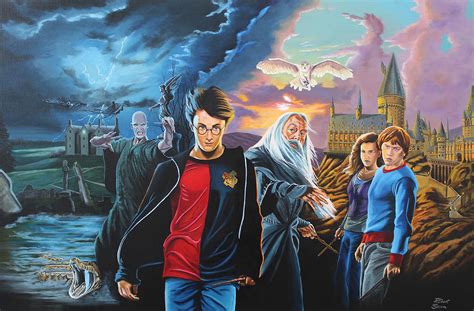 Harry Potters World Painting By Robert Steen Fine Art America