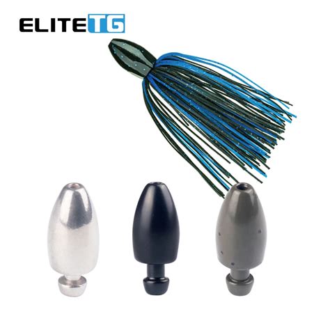 Elite TG Tungsten Sinkers Skirt Drop Shot Weight Bullet Bass Fishing