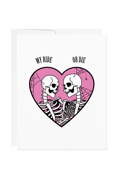 My Ride or Die Greeting Card