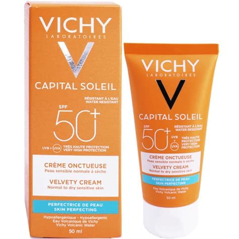 Vichy Capital Soleil Crème Onctueuse Spf50 Peau Sensible Normale à