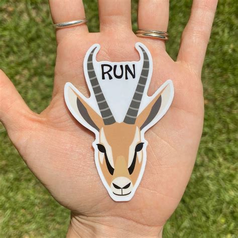 Phish Run Like An Antelope Sticker 2 2 X 3 1 Glossy Vinyl Etsy