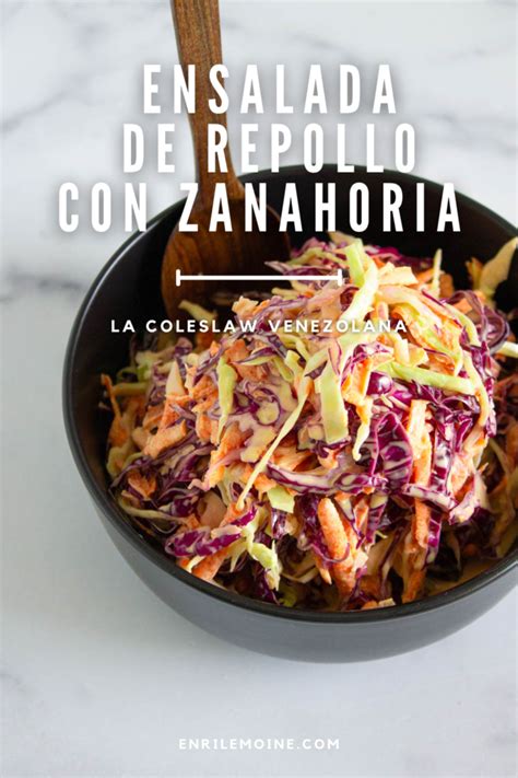 Receta De Ensalada Rallada La Coleslaw Venezolana