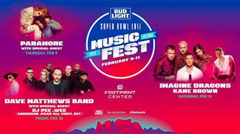 Bud Light Super Bowl Music Fest announces 2023 lineup - The Music Universe