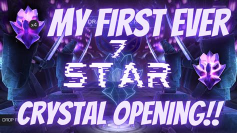 My First 7 Star Crystal Opening Opening Five 7 Star Crystals Mcoc Youtube