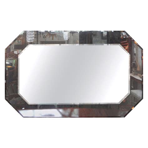 Crystal Arte Oval Standing Mirror With Beveled Cobalt Glass Frame At