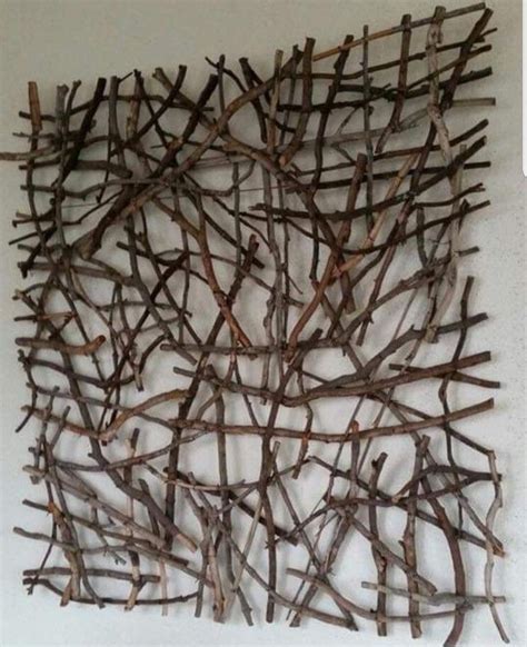 Pin by 010-7710-7782 on 목공예 | Stick wall art, Driftwood wall art, Twig art