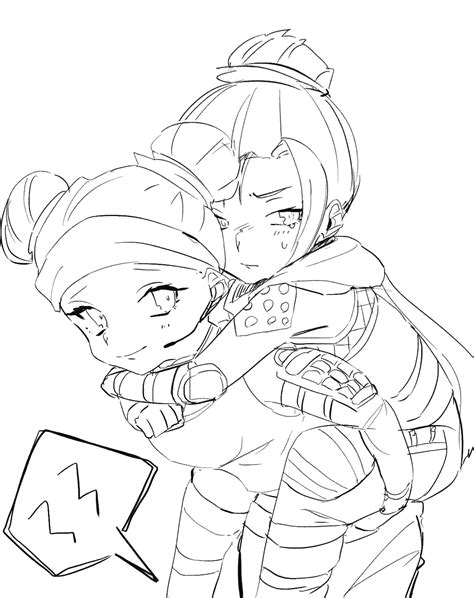 Wraith And Lifeline Apex Legends Drawn By Niyamu Danbooru