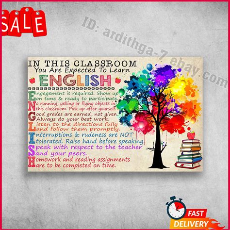 English Classroom Posters For Teachers