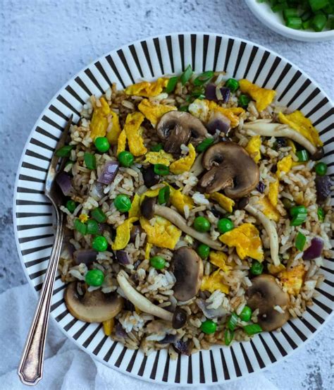 Mushroom Egg Fried Rice Curious Flavors