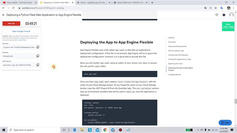 Deploying A Python Flask Web Application To App Engine Flexible Youtube