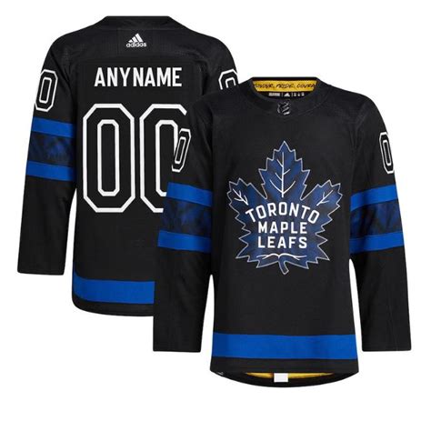 Toronto Maple Leafs Team Alternate Unisex 2023/24 Custom Jersey - Blac