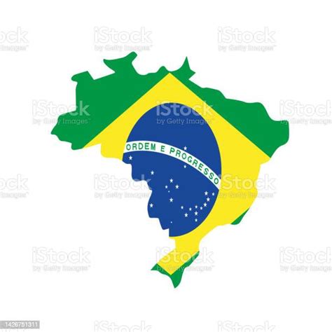 Flag Maps Brazil Stock Illustration Download Image Now Abstract