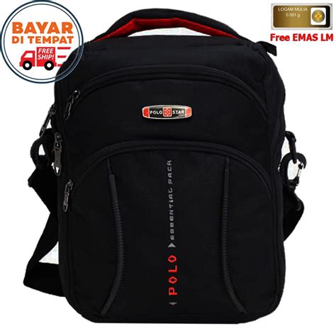 Jual JURAGAN TAS POLO 39120 Tas Pria Notebook Tas Selempang Gadget