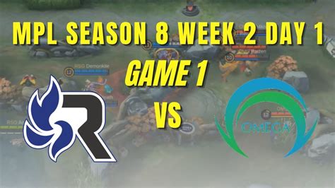 18 MINUTE RULE COMEBACK GAME 1 RSG PH VS OMEGA MPL PH SEASON 8 DAY