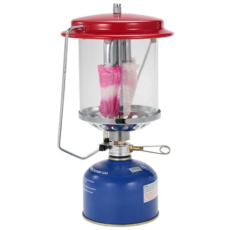 140lux Outdoor Camping Lantern Aluminum Gas Light Tent Lamp Double ...