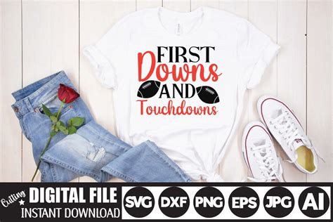 First Downs And Touchdowns Svg Cut File Graphic By Mdesignhouse