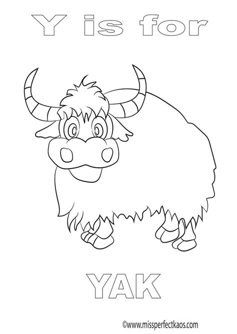 Yak Coloring Page