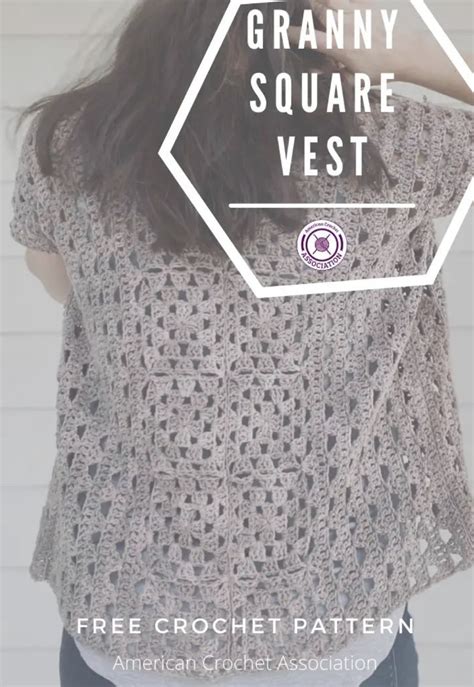 Granny Square Vest Crochet Pattern Free Crochet Pattern — Craftorator