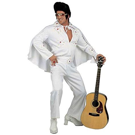 Adult Elvis King of Rock Halloween Costumes & Wigs