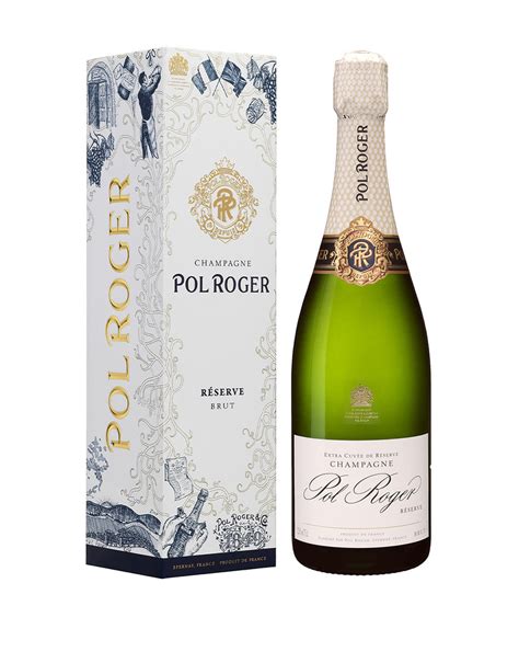 Champagne Pol Roger Brut Réserve Nv White Foil With T Box