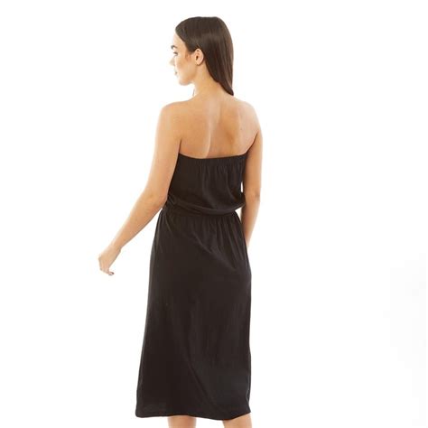 Buy Board Angels Womens Midi Boob Tube Dress Black