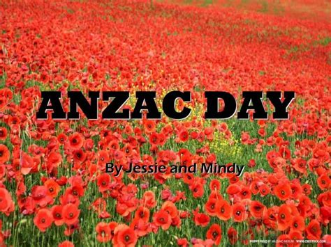 Ppt Anzac Day Powerpoint Presentation Free Download Id5465683