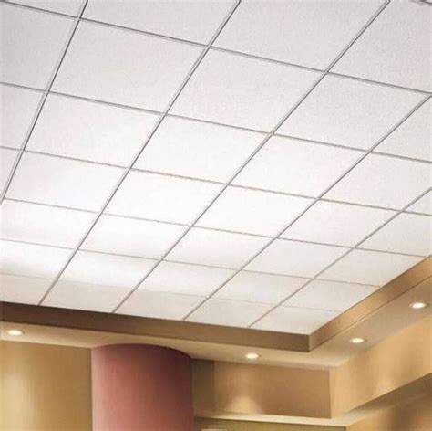 Gypsum Acoustic False Ceiling Tile Mm At Sq Ft In Bengaluru