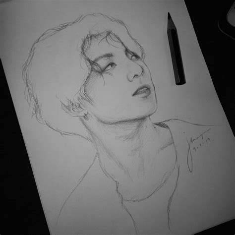 Jungkook Birthday Sketch Armys Amino