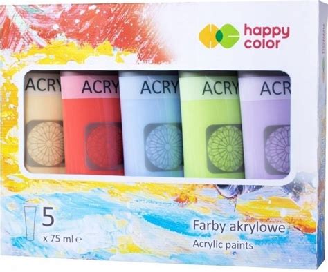 Farby Akrylowe Ml Happy Color Ceny I Opinie Ceneo Pl